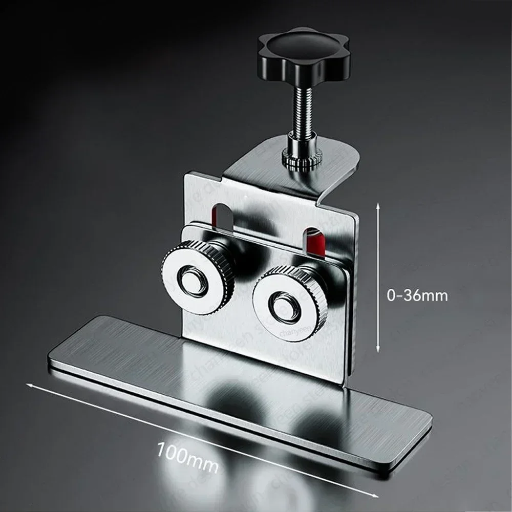 Furniture Hardware Tools - 木工キャビネットアライメントクランプステンレス鋼引き出しフロント固定治具調整可能なネジノブ家具組立ツール