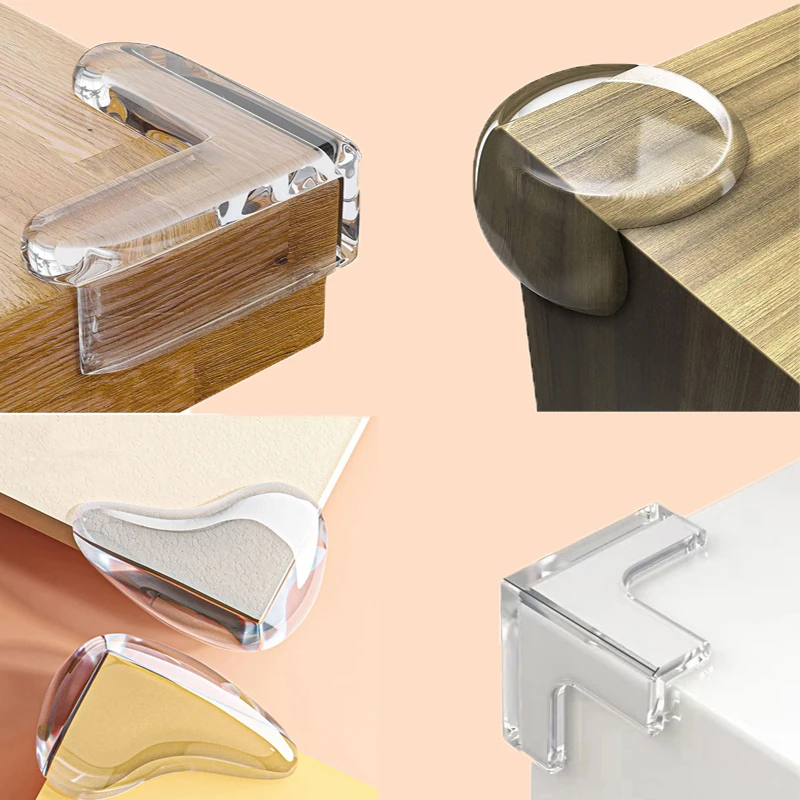 Furniture Hardware Tools - 10 個の透明な衝突防止コーヒーテーブル家具コーナープロテクター子供用ソフトコーナーシースリビングルームの装飾