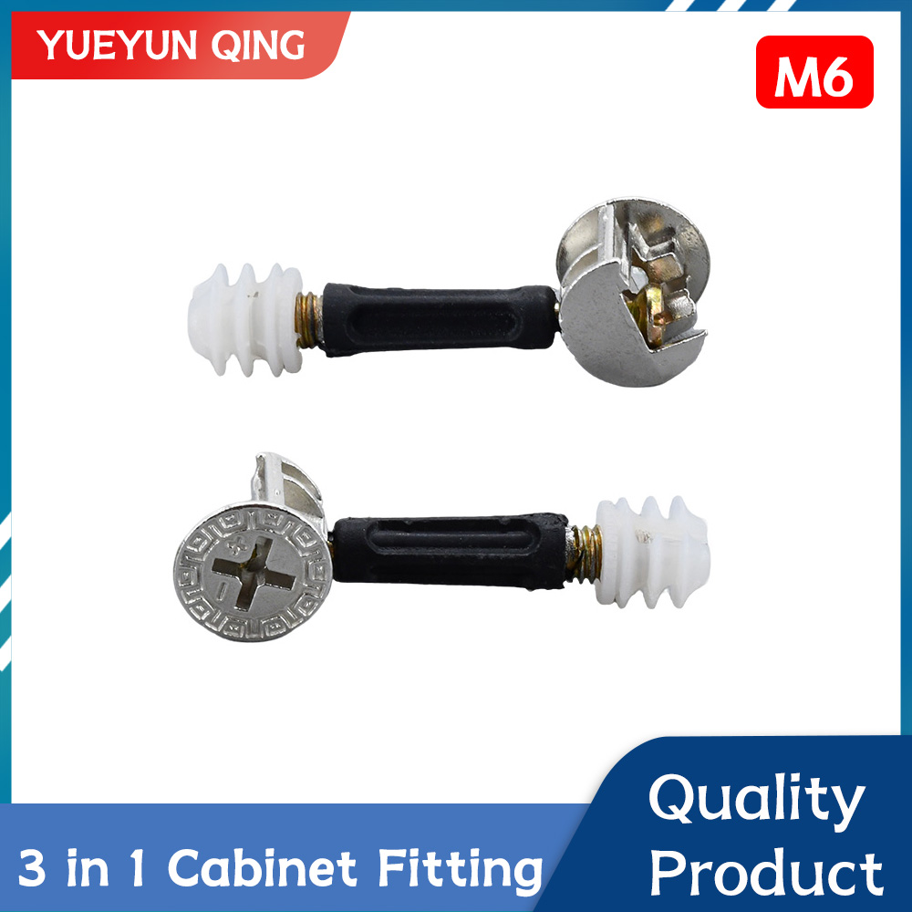 Furniture Joinery Hardware - 5/10/20/30/40個入り 3 in 1 家具コネクター カムロック金具