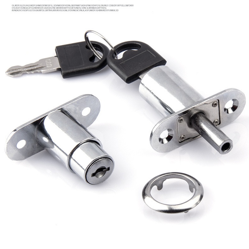 Furniture Hardware Brackets - 便利なカムシリンダーロック 22/32 ミリメートル舌ドアボルトラッチワードローブ食器棚スライドドアロックバックルキー付き家具ハードウェア
