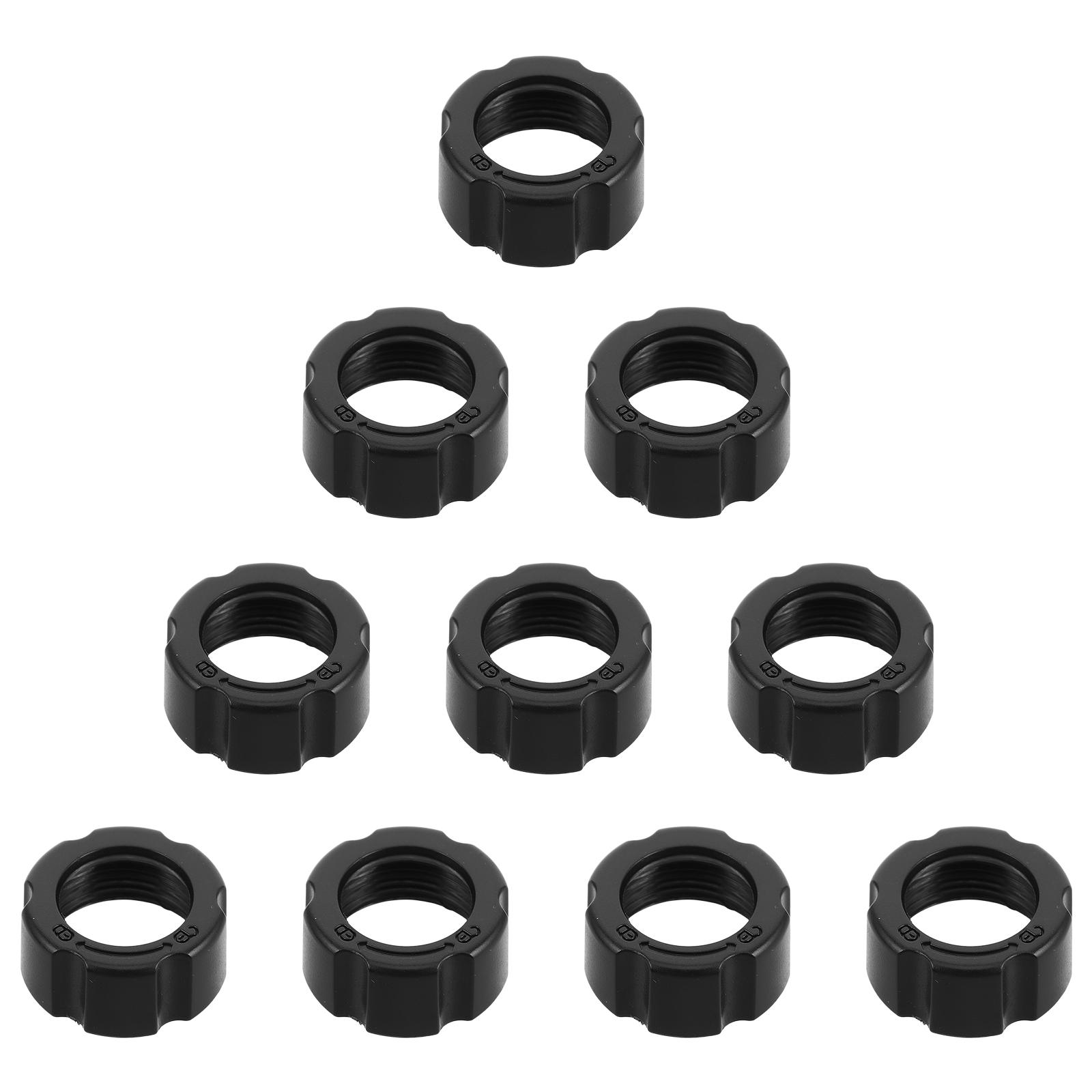 Joint Connector Bracket - 10 個電話ホルダーナットカーマウントボールジョイントアダプターブラケットネジオンヘッドプラスチックキャップリングエアベント固定アクセサリー車
