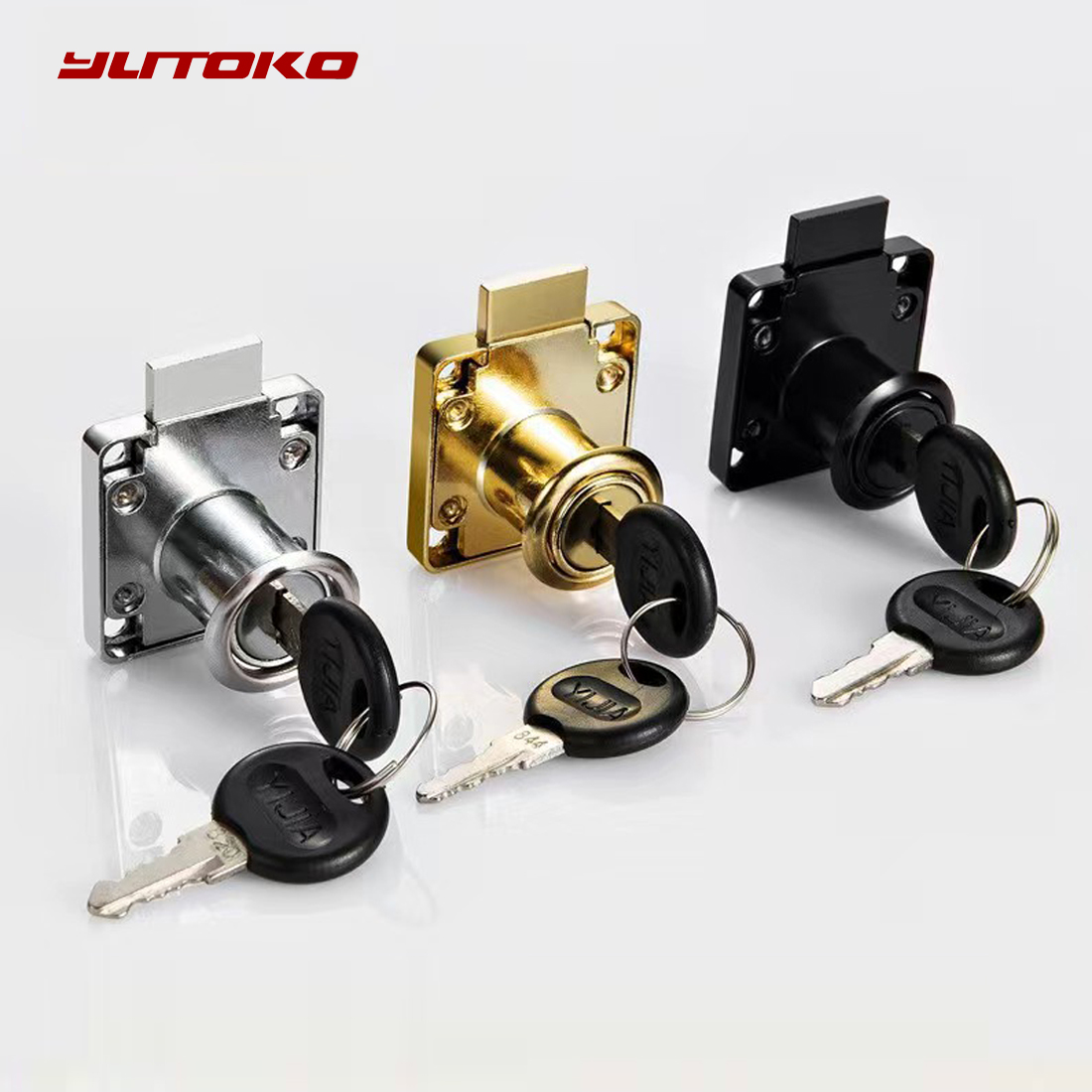 Furniture Hardware Brackets - Yutoko 高級デスク引き出しロック ワードローブロック キャビネットロック 家具カムロック