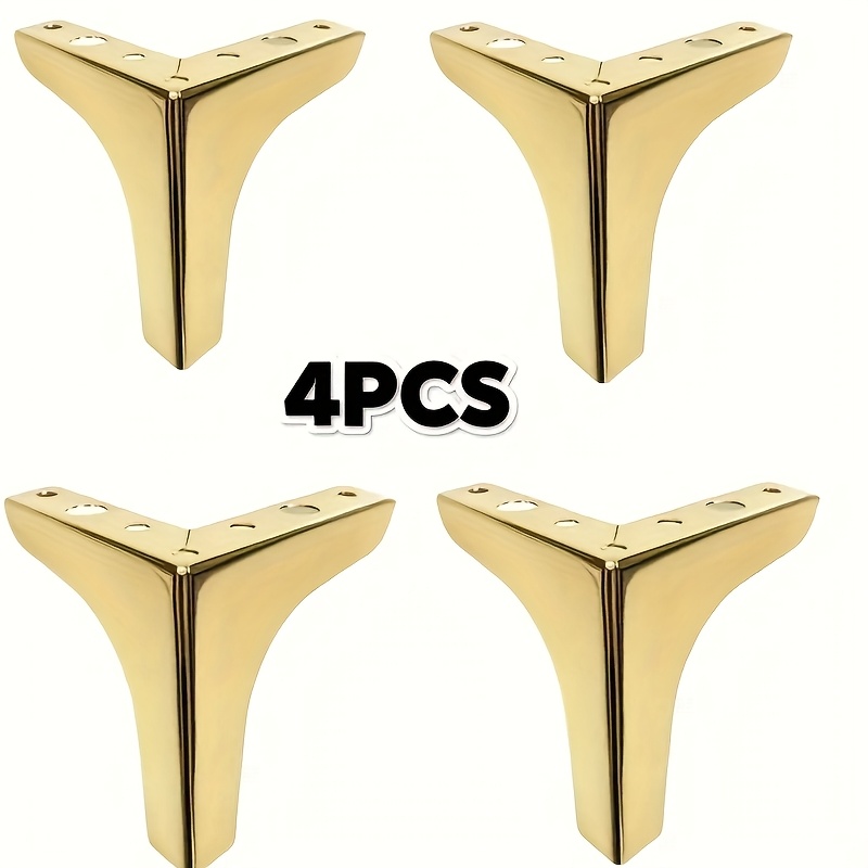 Furniture Hardware For Legs - 4 個の金属製家具脚ソファキャビネットテーブル用高さ調整フットパッド家具交換用金属製足ハードウェアアクセサリー