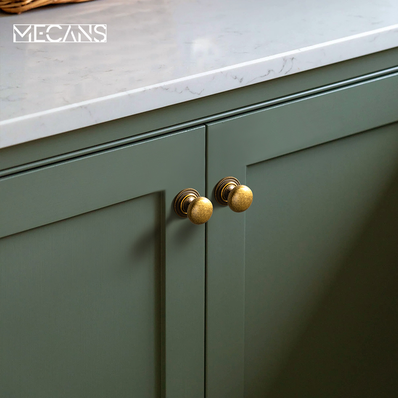 MECANS アンティーク真鍮キャビネットノブ バックプレー - Furniture Hardware With Backplate のレビューと価格