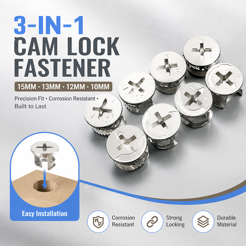 ノックダウン家具用3-in-1偏心ホイールロックアセンブリコ - Furniture Knock Down Hardware のレビューと価格