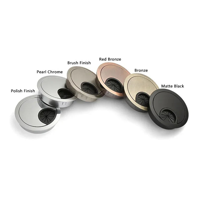 亜鉛合金デスクワイヤー穴カバーベースコンピュータグロメットテ - Furniture Hardware Outlet のレビューと価格
