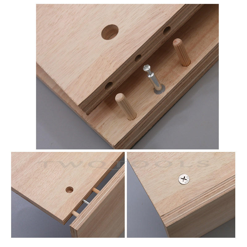 20セット 3イン1 カムロックナットコネクタ 継手 ダボネ - Furniture Joinery Hardware のレビューと価格