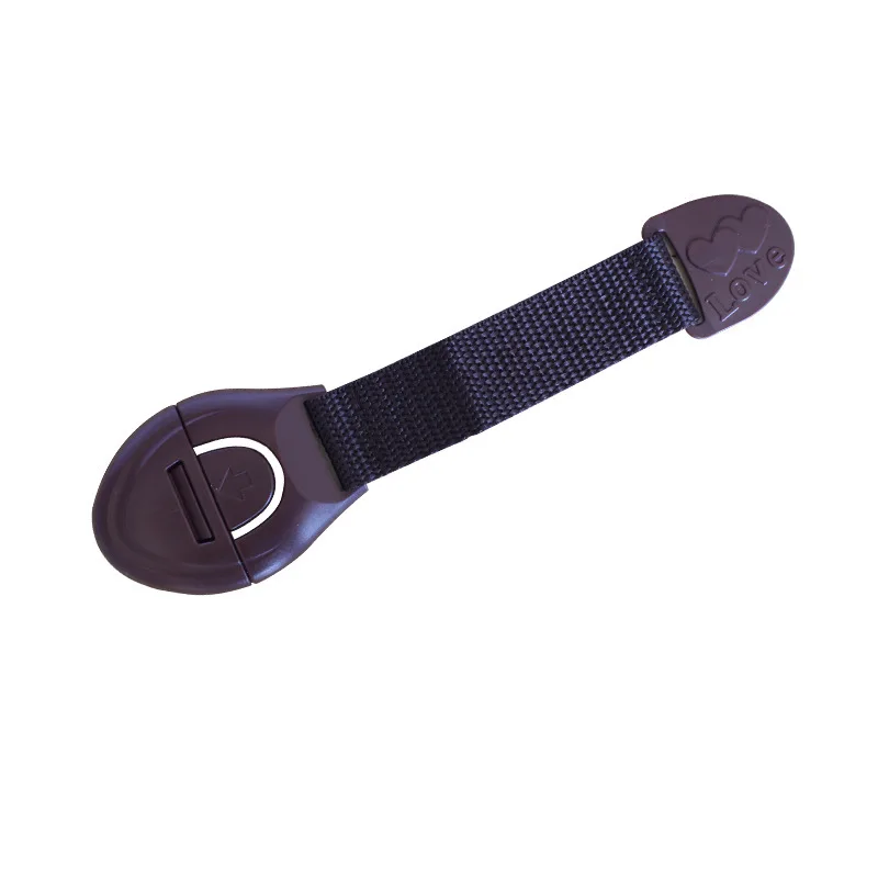 5 ピース/ロットブラウンキャビネット安全ロックベビー家具ド - Furniture Hardware Tools のレビューと価格