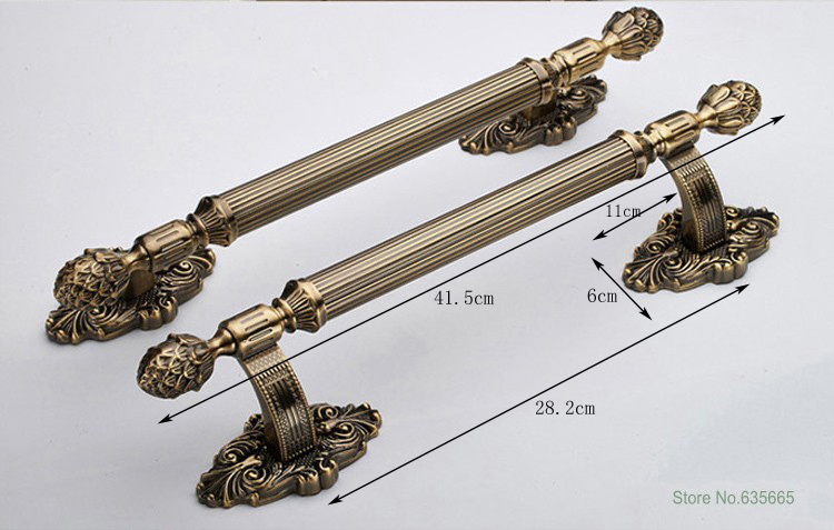 古典的なヨーロッパの亜鉛合金ブロンズプルハンドルヴィラ Ar - Furniture Hardware Pulls のレビューと価格