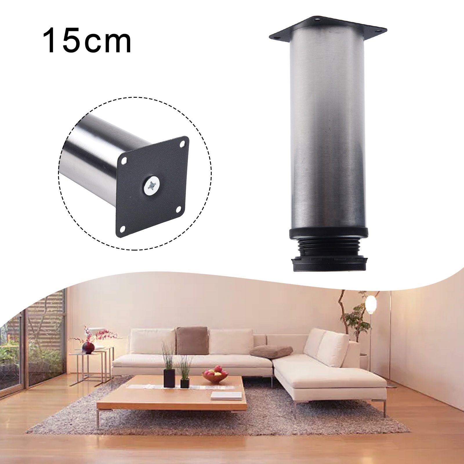 ステンレス鋼家具脚調節可能なテーブル足交換キャビネットソファ - Furniture Hardware For Legs のレビューと価格