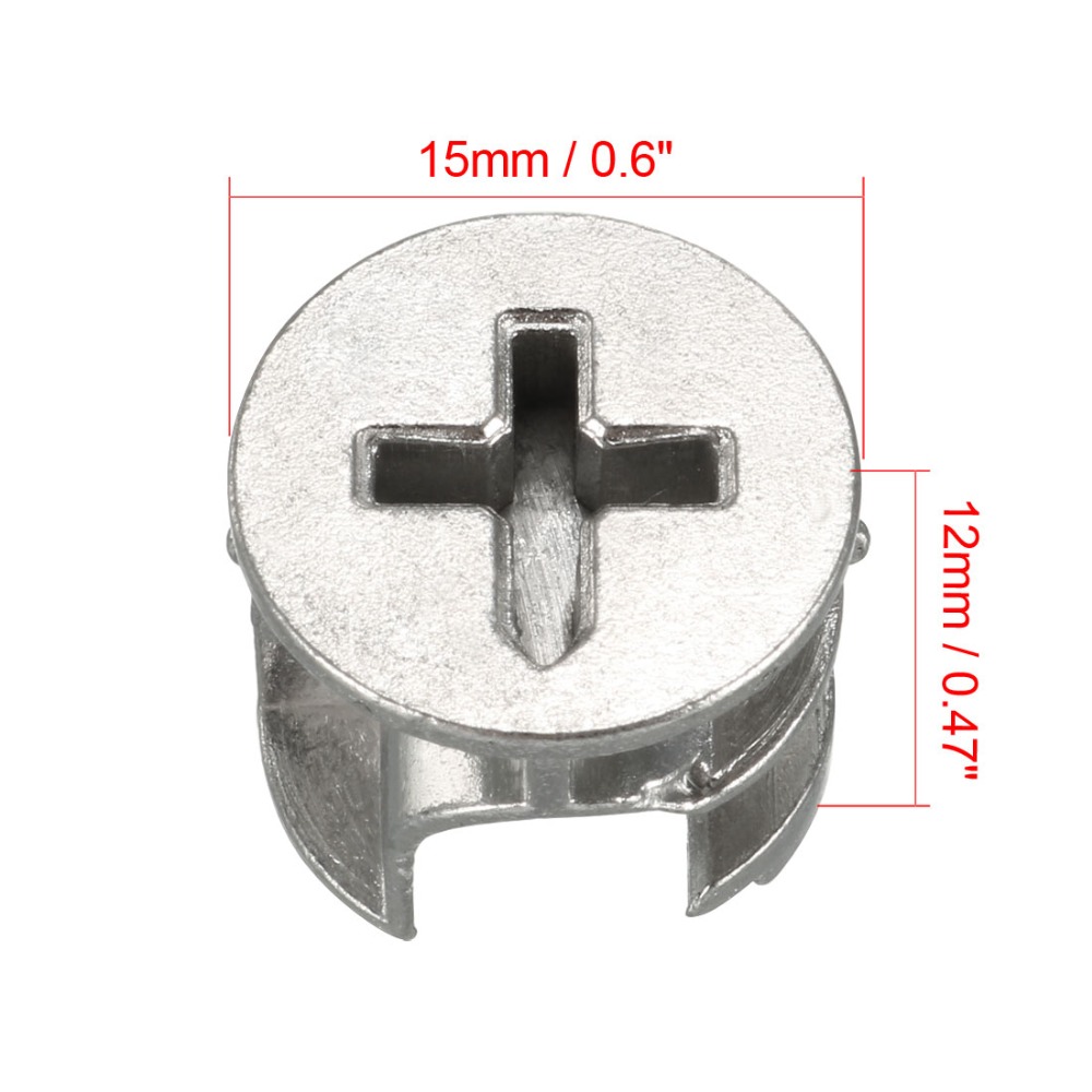 Uxcell 新しいホット 10 個家具サイド接続用 15  - Cam Lock Nut のレビューと価格