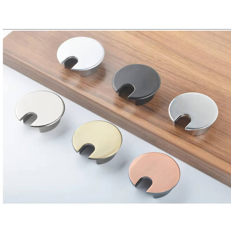 亜鉛合金丸線穴カバープレート、コンピューターデスクジャンクシ - Furniture Hardware Outlet のレビューと価格