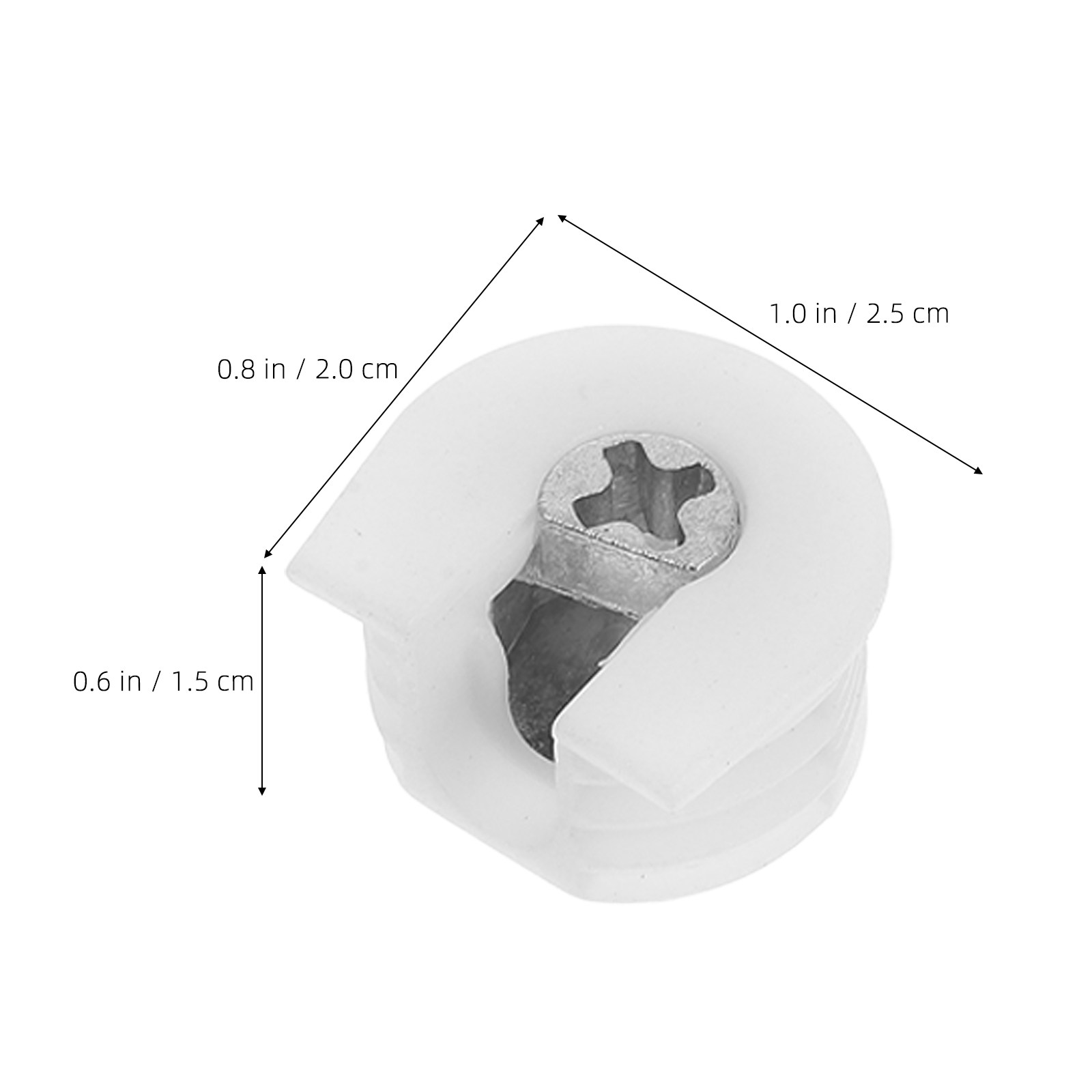 20個入り家具用カムロックコネクター、見えない棚用カムロック - Cam Lock Nut のレビューと価格