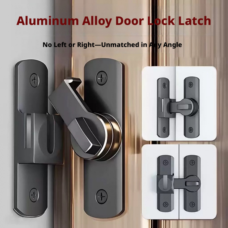 90/180度フリップドアロック盗難防止ボルト/家庭用家具ド - Furniture Hardware Tools のレビューと価格