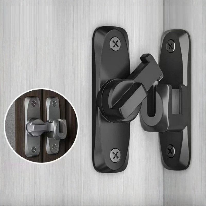 90/180度フリップドアロック盗難防止ボルト/家庭用家具ド - Furniture Hardware Tools のレビューと価格