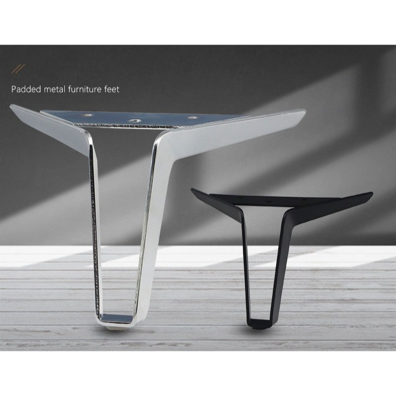 シンプルな黒のソファ脚、北欧家具キャビネットの脚、テレビキャ - Furniture Hardware For Legs のレビューと価格