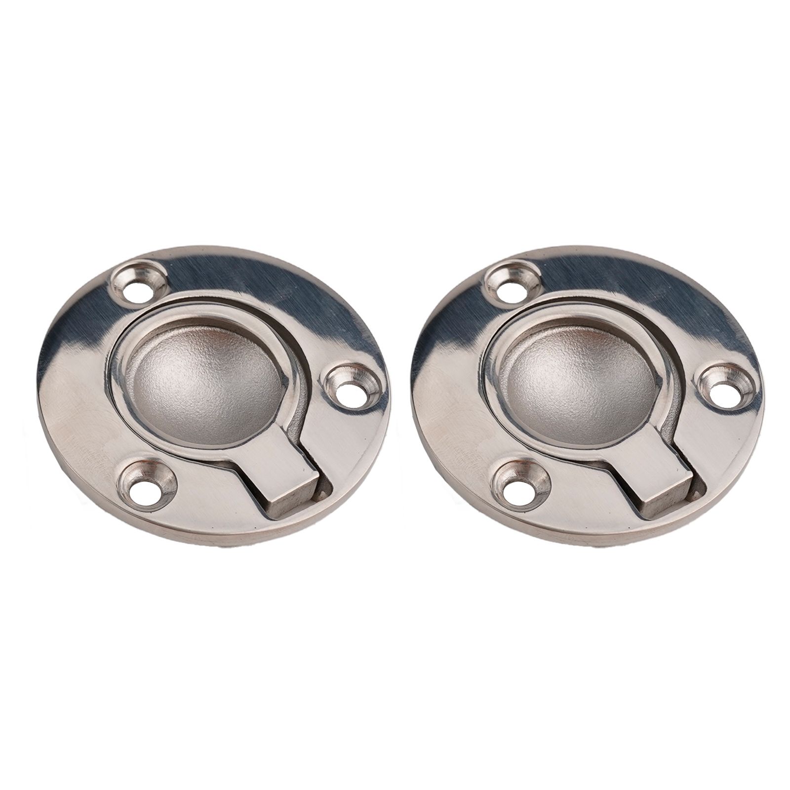 2 個 316 ステンレス鋼フラッシュリングプルハンドルラウ - Furniture Hardware Pulls のレビューと価格