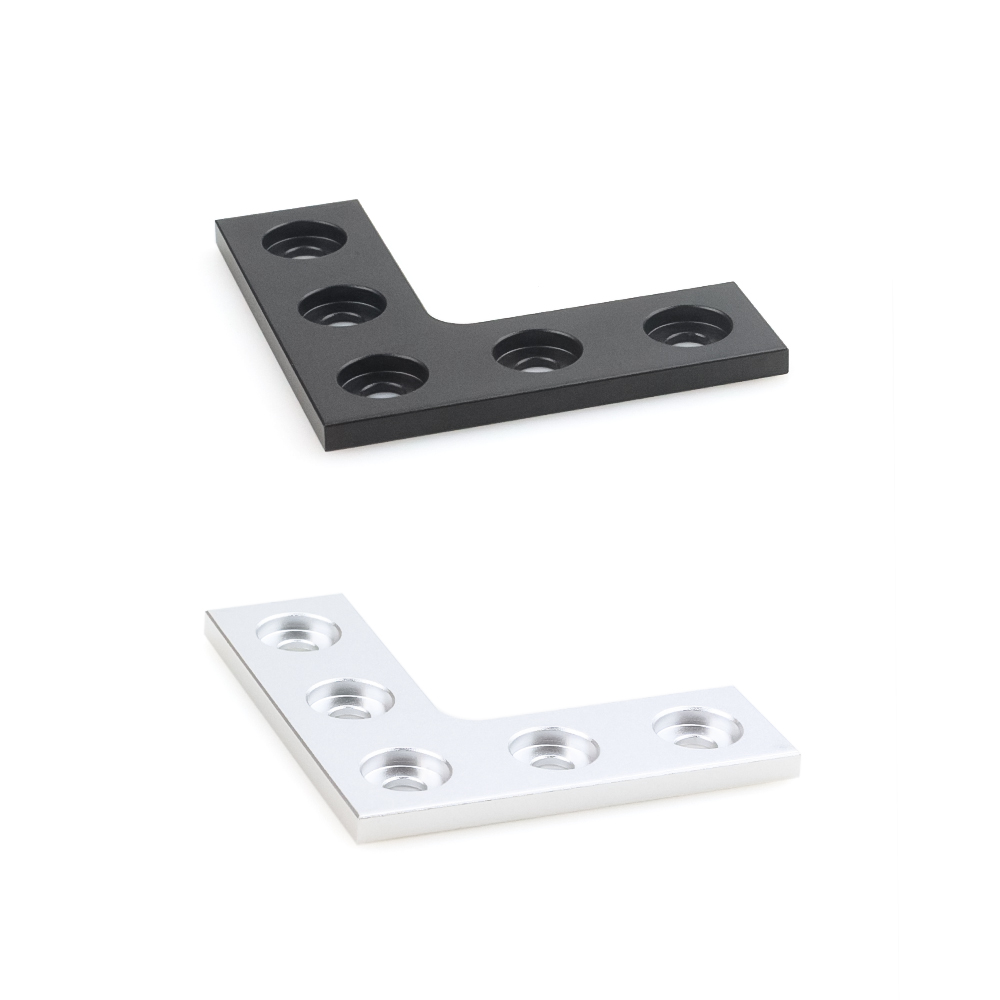 2 ピース/ロット L タイプ 5 穴 90 度接合コーナー - Joint Connector Bracket のレビューと価格