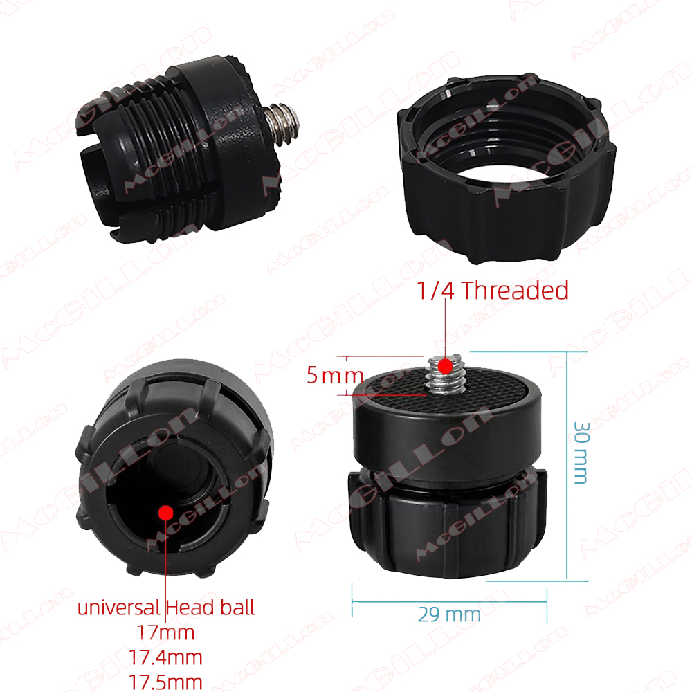 17mmボール固定クリップナットネジ、スマホホルダー用、1/ - Cam Lock Nut のレビューと価格