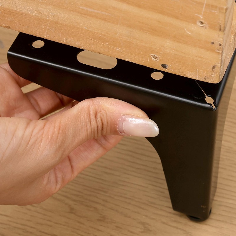 金属製家具脚交換用足部 ゴールド ブラック シルバー スチー - Furniture Hardware For Legs のレビューと価格