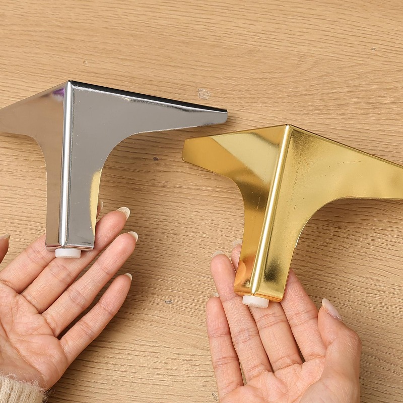 金属製家具脚交換用足部 ゴールド ブラック シルバー スチー - Furniture Hardware For Legs のレビューと価格
