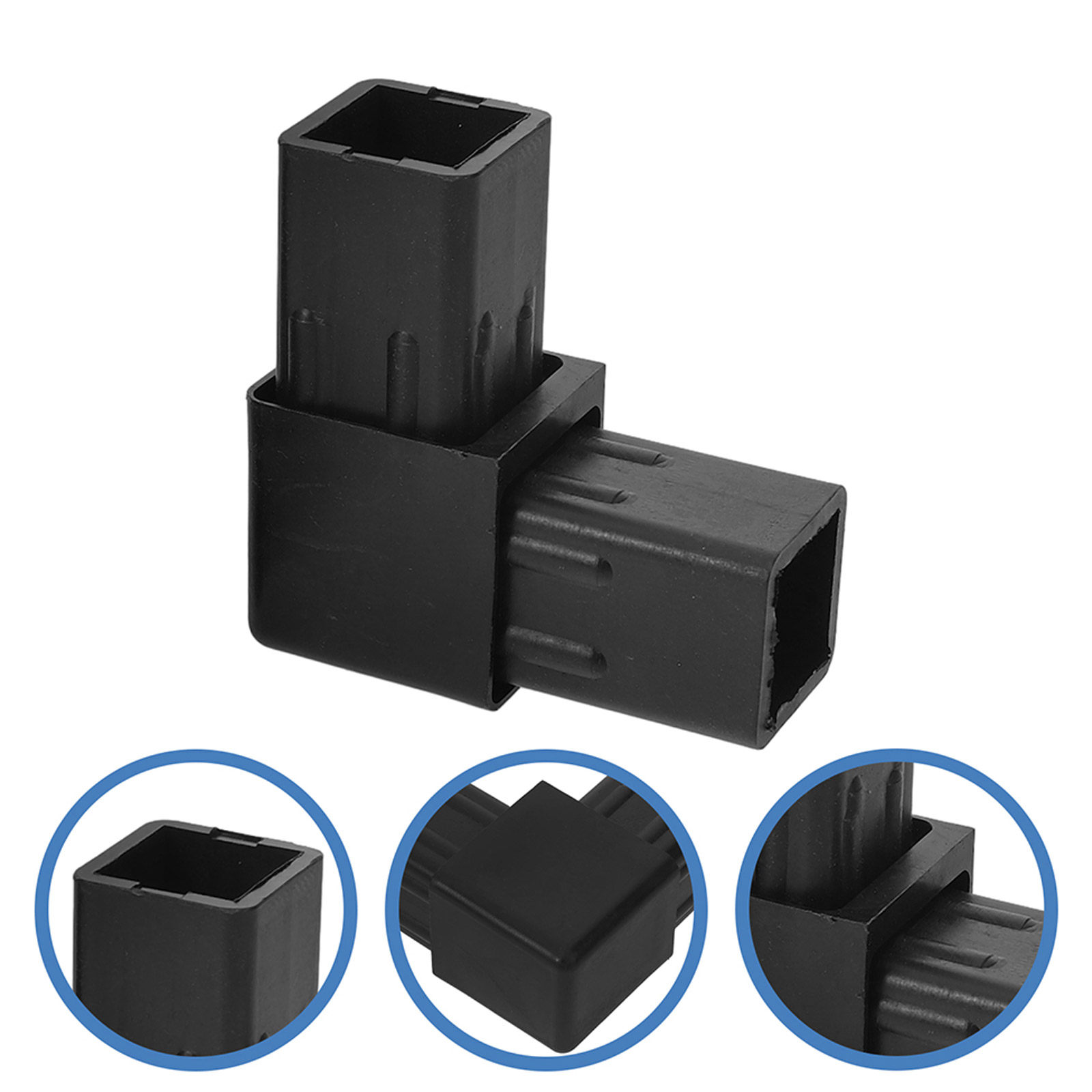 20 個のプラスチックチューブコネクタ 20x20mm 2  - Joint Connector Bracket のレビューと価格