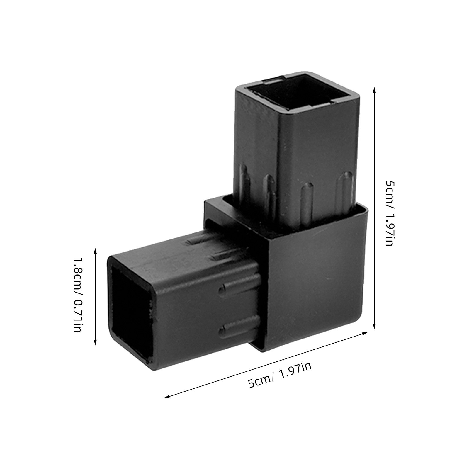 20 個のプラスチックチューブコネクタ 20x20mm 2  - Joint Connector Bracket のレビューと価格
