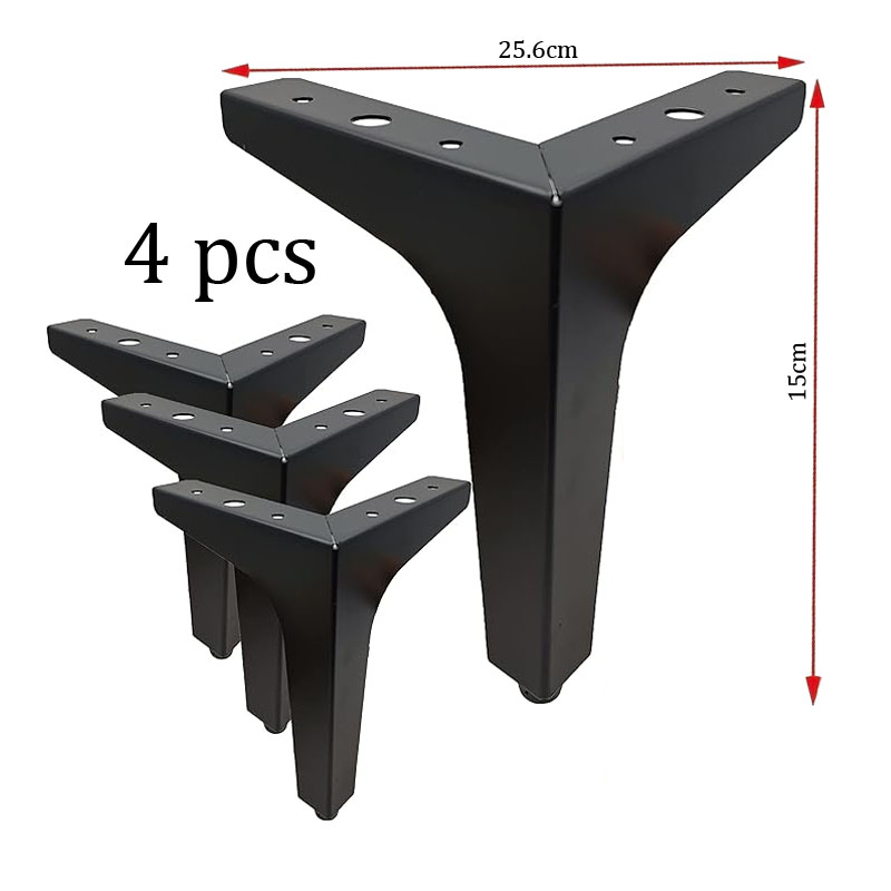 4個入り モダンな三角形メタルソファ脚 DIY交換用家具脚、 - Furniture Hardware For Legs のレビューと価格