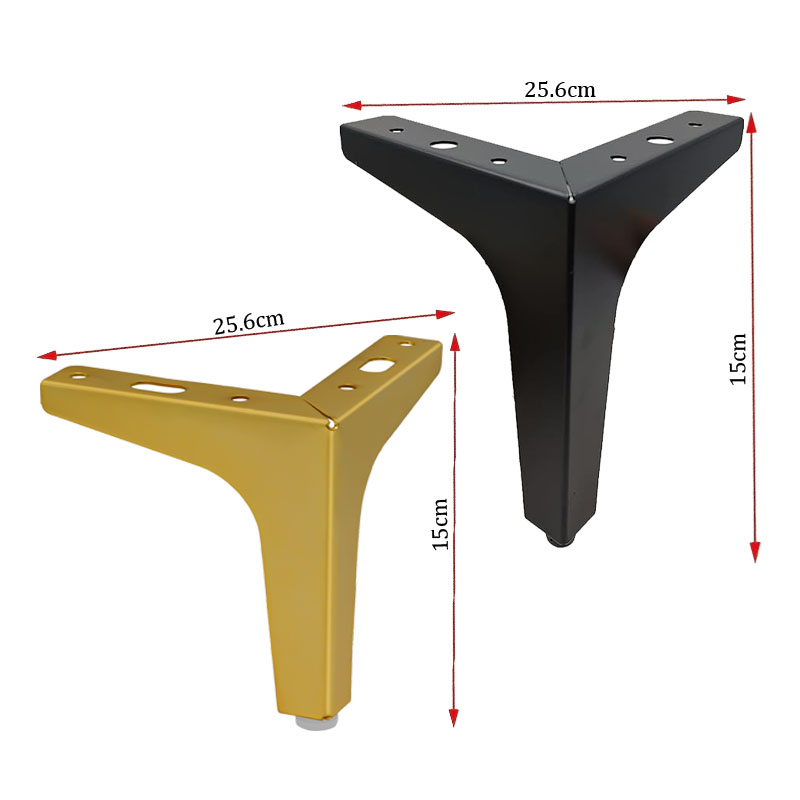 4個入り モダンな三角形メタルソファ脚 DIY交換用家具脚、 - Furniture Hardware For Legs のレビューと価格