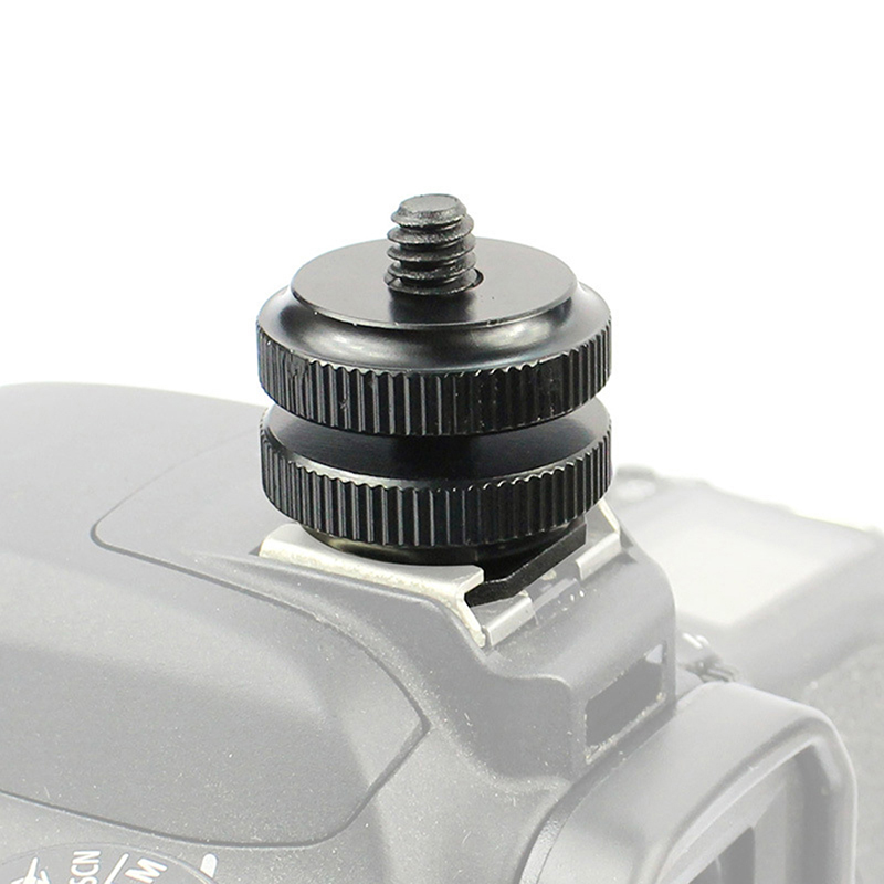 【C】デュアルナットコールドシュー1/4ホットシューマウント - Cam Lock Nut のレビューと価格
