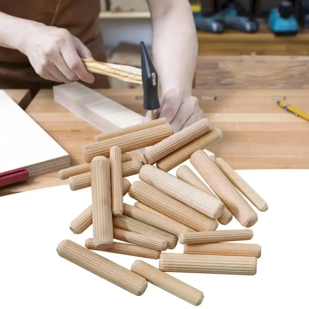 木製ダボピン 6/8mm 溝付き硬材家具接合用コネクター 木 - Furniture Joinery Hardware のレビューと価格