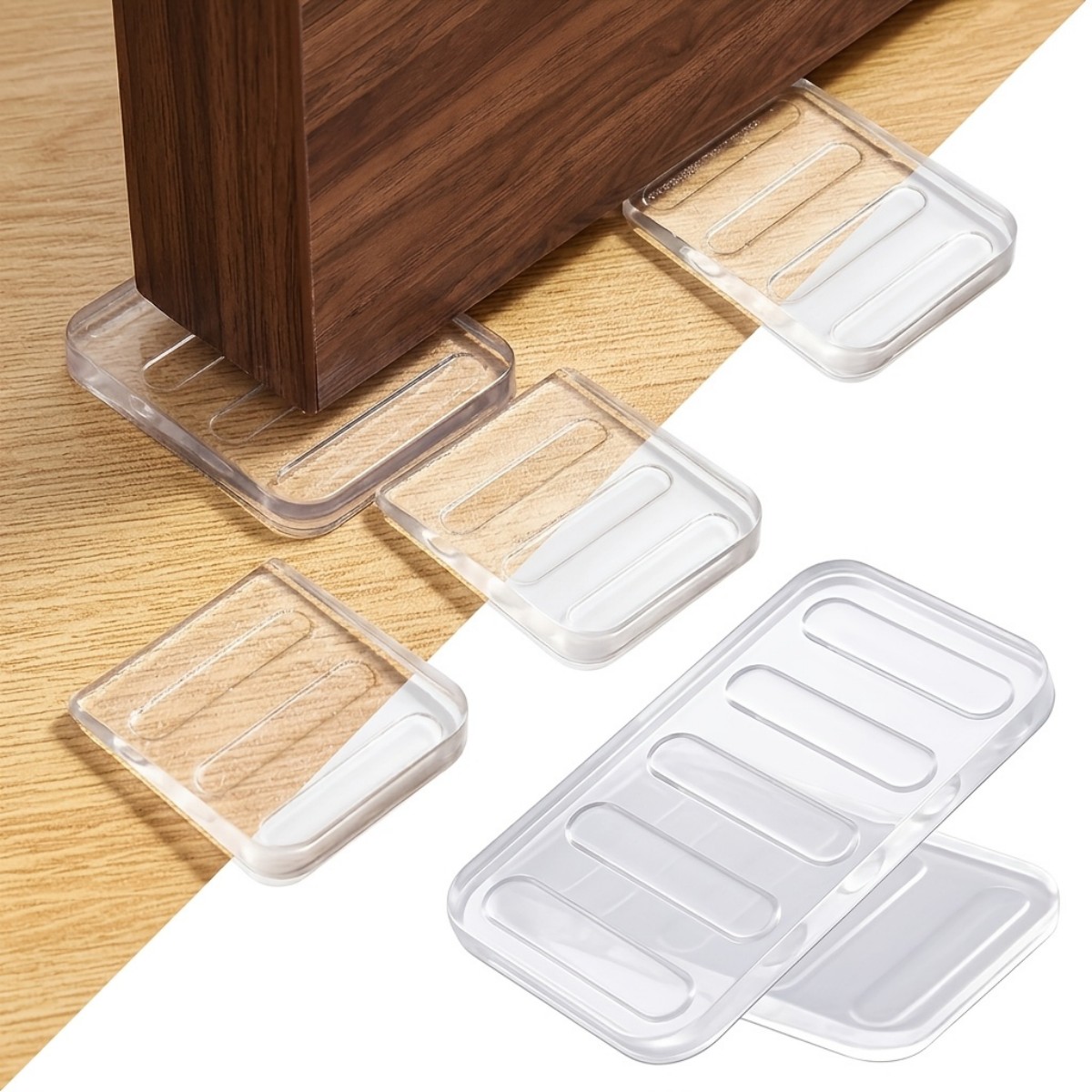 8個入り調整可能なテーブル脚バランスパッド、不整地の床に適し - Furniture Hardware Brackets のレビューと価格