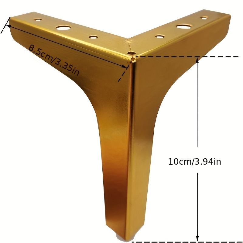 4 個の金属製家具脚ソファキャビネットテーブル用高さ調整フッ - Furniture Hardware For Legs のレビューと価格
