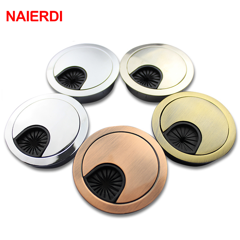 NAIERDI 亜鉛合金デスクワイヤー穴カバーベースコンピュ - Furniture Hardware Outlet のレビューと価格