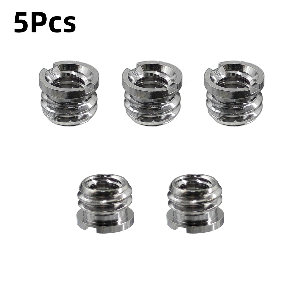 5 個のカメラネジナット 1/4 から 3/8 インチ変換ネ - Cam Lock Nut のレビューと価格