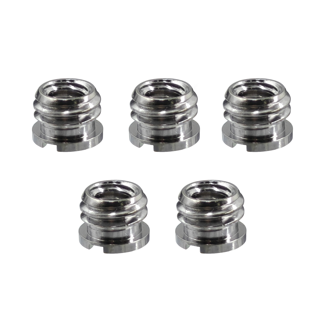 5 個のカメラネジナット 1/4 から 3/8 インチ変換ネ - Cam Lock Nut のレビューと価格