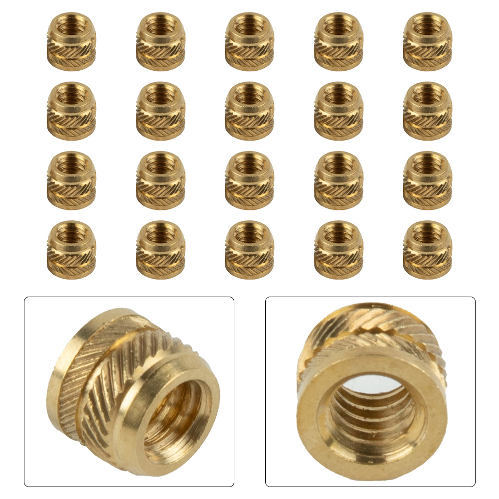 真ちゅう製ナット1/4-20個、ヒートセット、ほとんどのカメ - Cam Lock Nut のレビューと価格